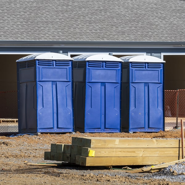 can i customize the exterior of the porta potties with my event logo or branding in Jasper OH